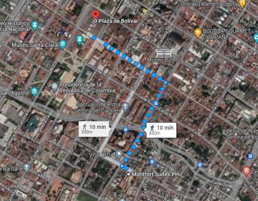 Grandioso Apartaestudio La Candelaria Богота Экстерьер фото